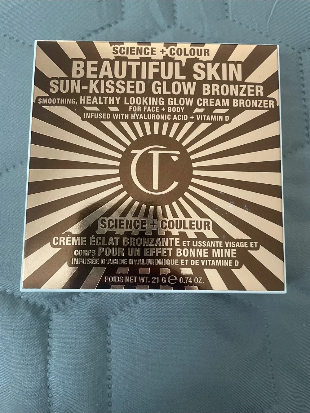 Charlotte Tilbury Beautiful Skin Sun-Kissed Glow Bronzer - Medium NIB